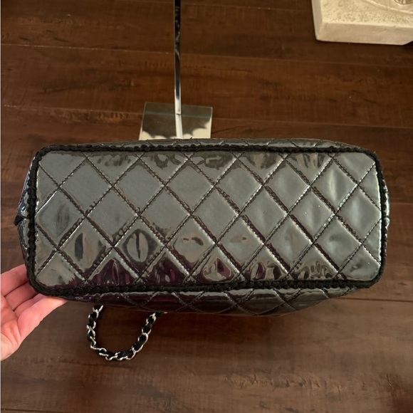 CHANEL Matelasse Coco Mark Double Chain Shoulder
Cotton x Vinyl Black Silver - Picture 5 of 10